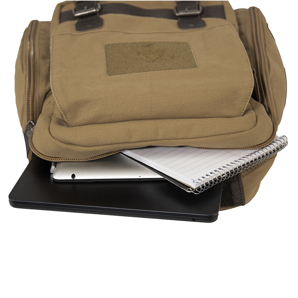 Rothco Coyote Vintage Canvas Sling Backpack 59681
