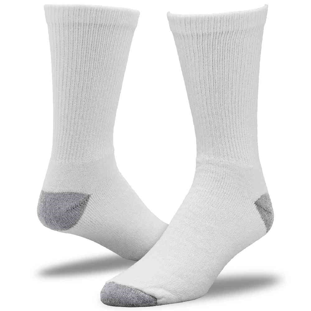 Railroad Socks White Crew Socks 6090