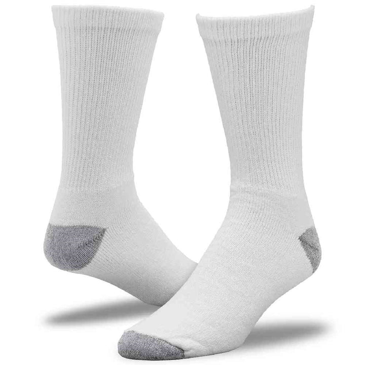 Railroad Socks White Crew Socks 6090