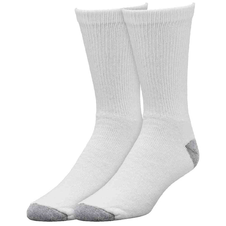 Railroad Socks White Crew Socks 6090