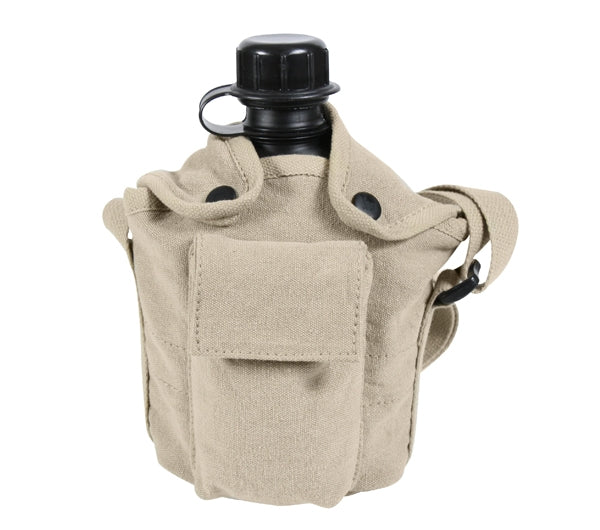 Rothco Vintage Canteen Cover With Shoulder Strap - 614
