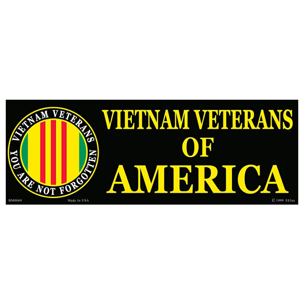Vietnam Veteran Bumper Sticker - BM0069