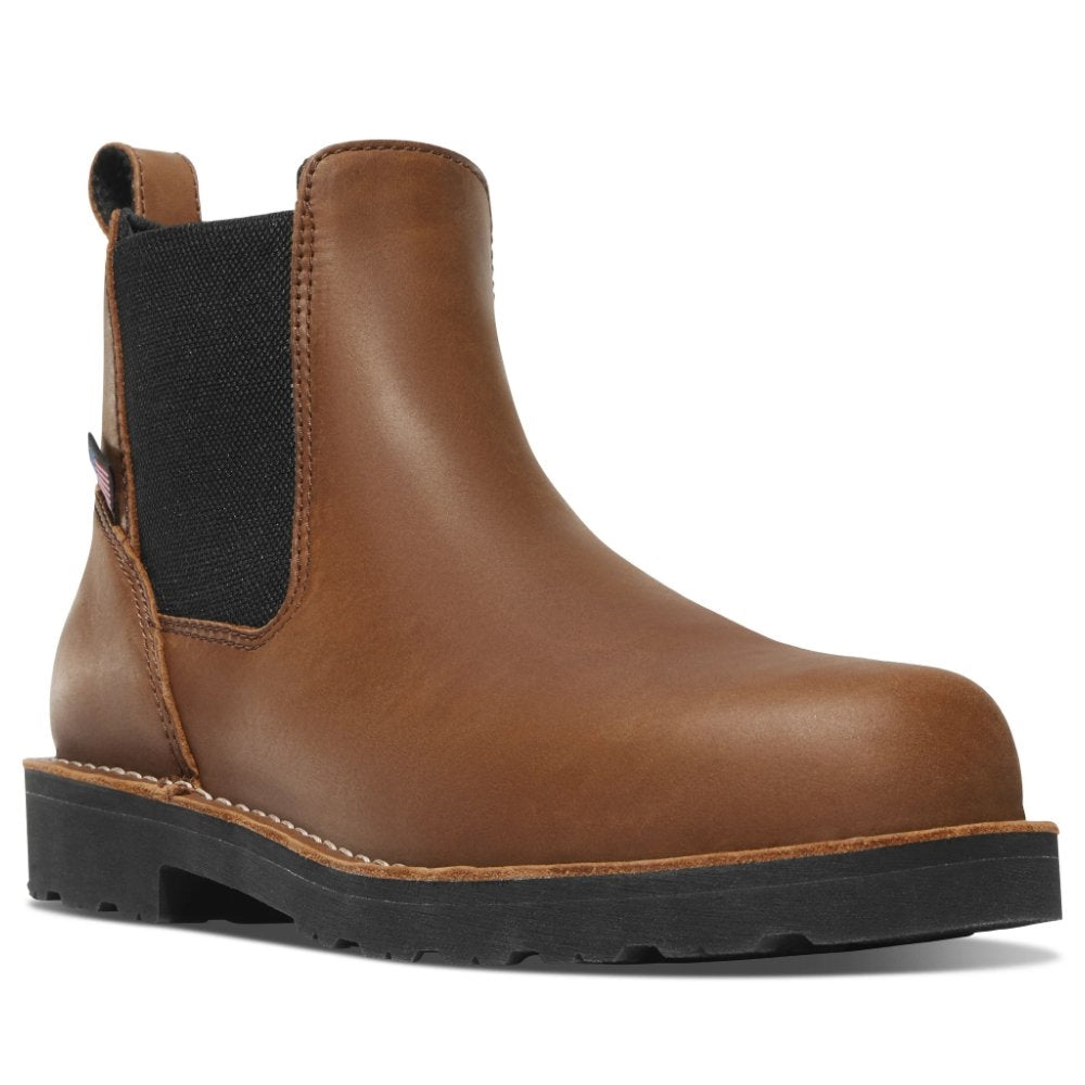 Danner Bull Run Chelsea Slip On Steel Toe Work Boot 15487