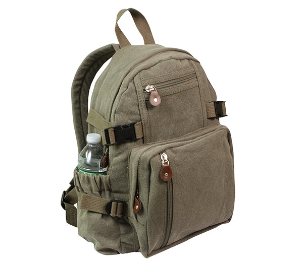 Rothco Olive Drab Vintage Mini Backpack 9152