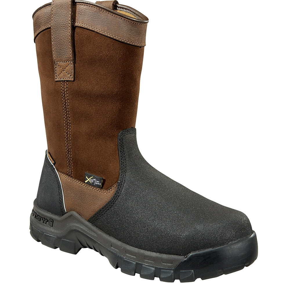 Carhartt Rugged Flex Composite Toe Waterproof Internal Met Guard Wellington Pull On Work Boot CMF1721