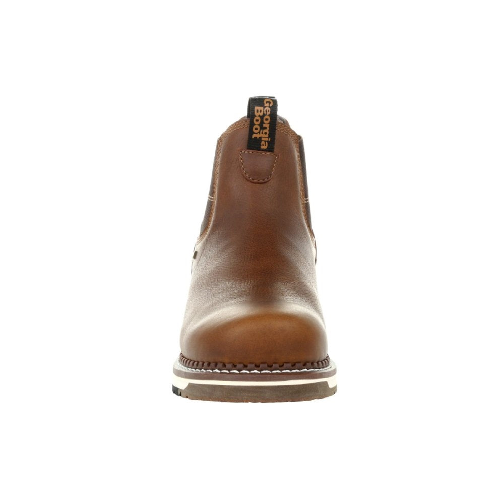 Georgia AMP LT Wedge Waterproof Chelsea Soft Toe Work Boot GB00352