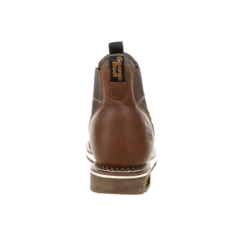 Georgia AMP LT Wedge Waterproof Chelsea Soft Toe Work Boot GB00352