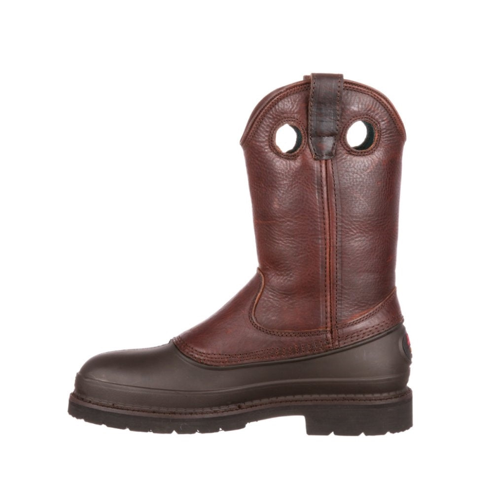 Georgia Muddog Waterproof Wellington Pull On Steel Toe Work Boot G5655