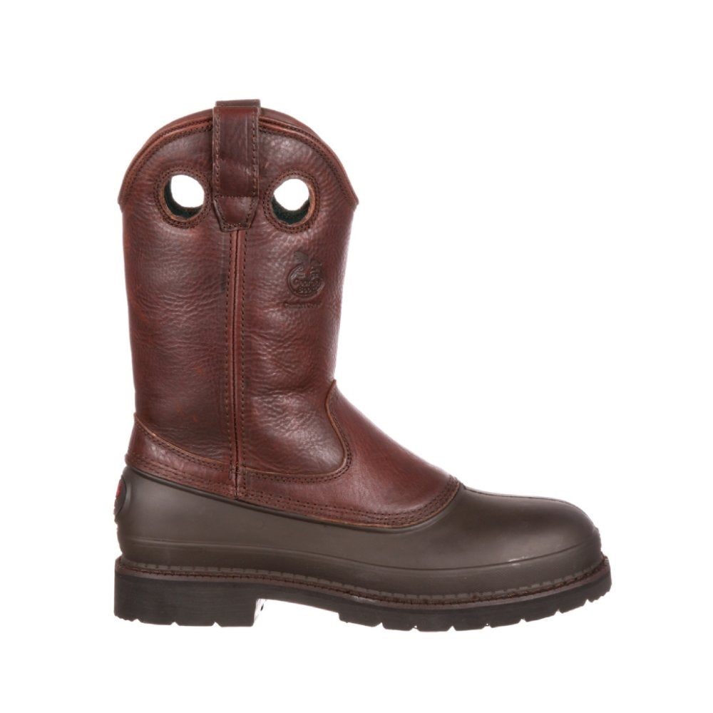 Georgia Muddog Waterproof Wellington Pull On Steel Toe Work Boot G5655