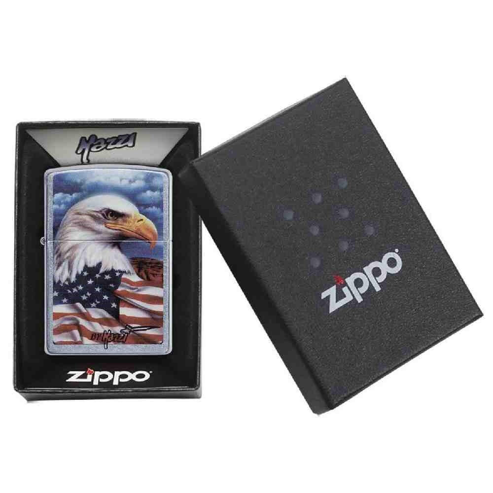Zippo 24764 Mazzi - Eagle and Flag Street Lighter