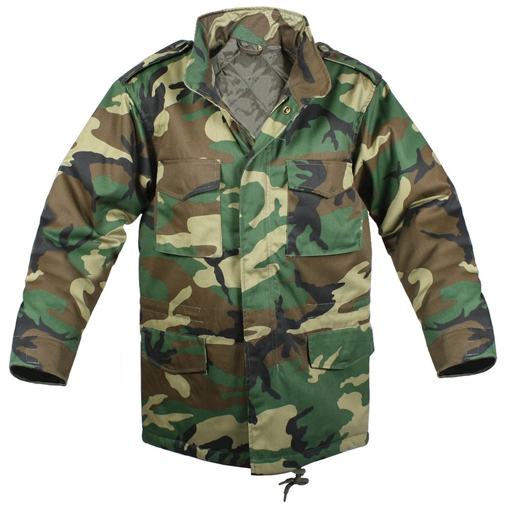 Rothco Kids Woodland Camo M-65 Field Jacket - 7660