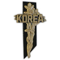 Korea Memorial Cross Pin P16089