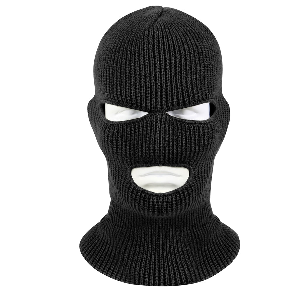 Rothco Black Acrylic 3-Hole Face Mask 5504