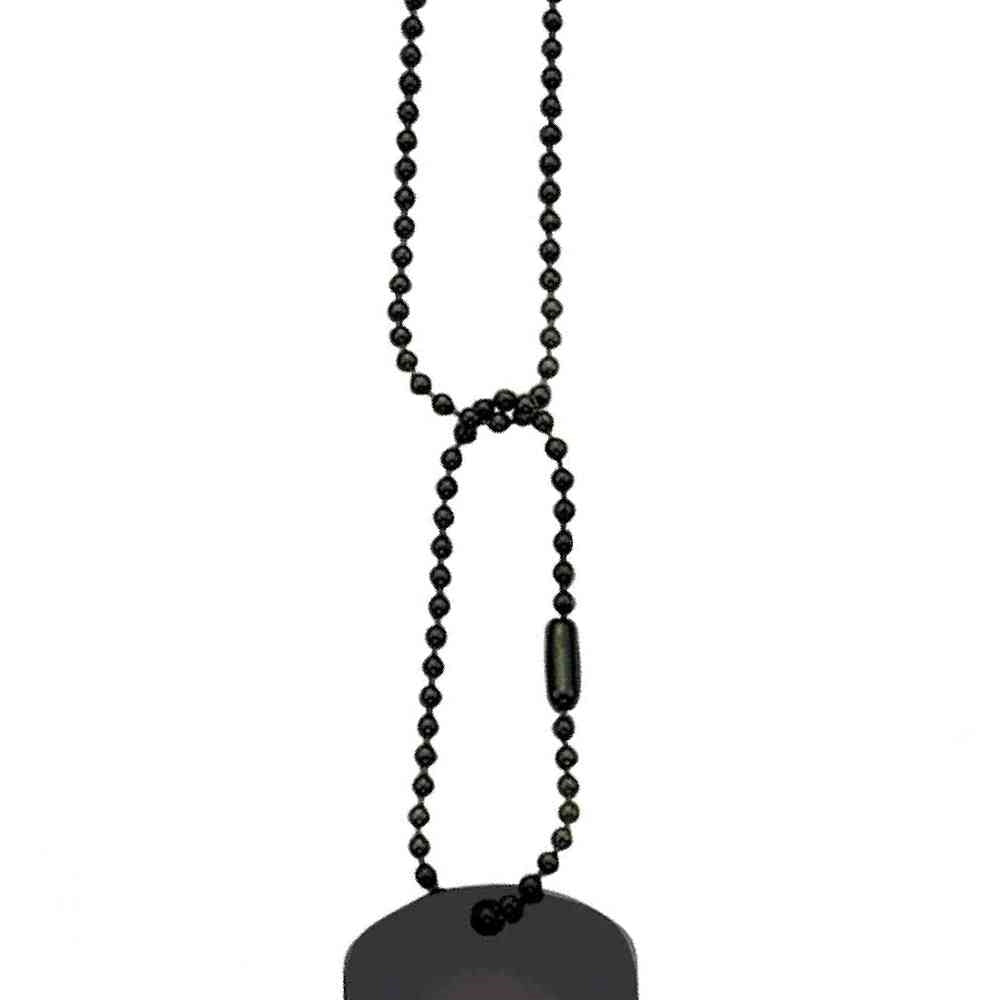 Rothco Black Dog Tag Chain Set 8394
