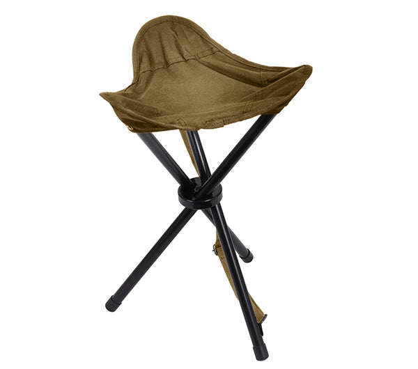 Rothco Coyote Collapsible Stool with Carry Strap 4593