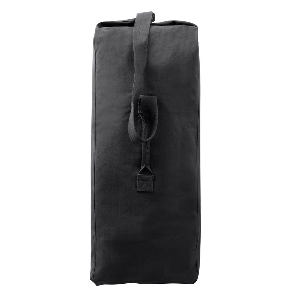 Rothco Black Top Load Canvas Duffle Bag - 3499