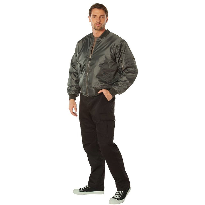Rothco 7350 Gun Metal Grey MA-1 Flight Jacket