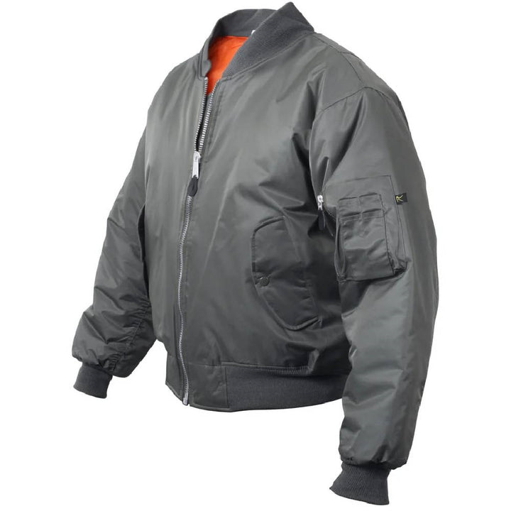 Rothco 7350 Gun Metal Grey MA-1 Flight Jacket