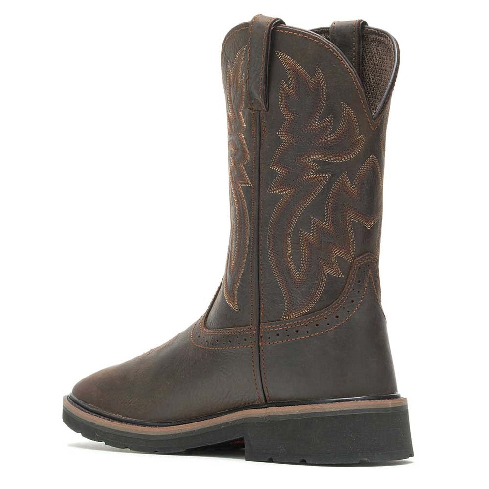 Wolverine Rancher Square Toe Steel Toe Western Wellington Pull On Work Boot W10702