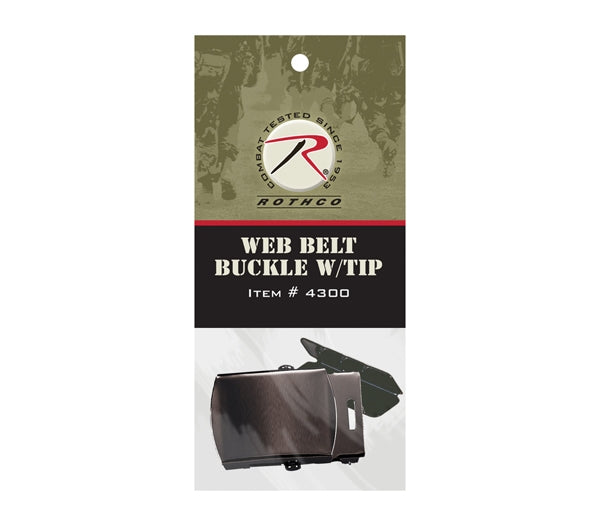 Rothco 4300 Web Belt Buckle And Tip Pack