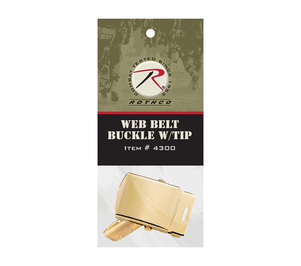 Rothco 4300 Web Belt Buckle And Tip Pack
