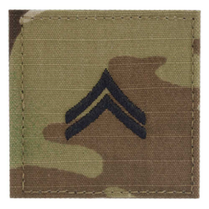 Scorpion Corporal E-4 Insignia Patch SV203