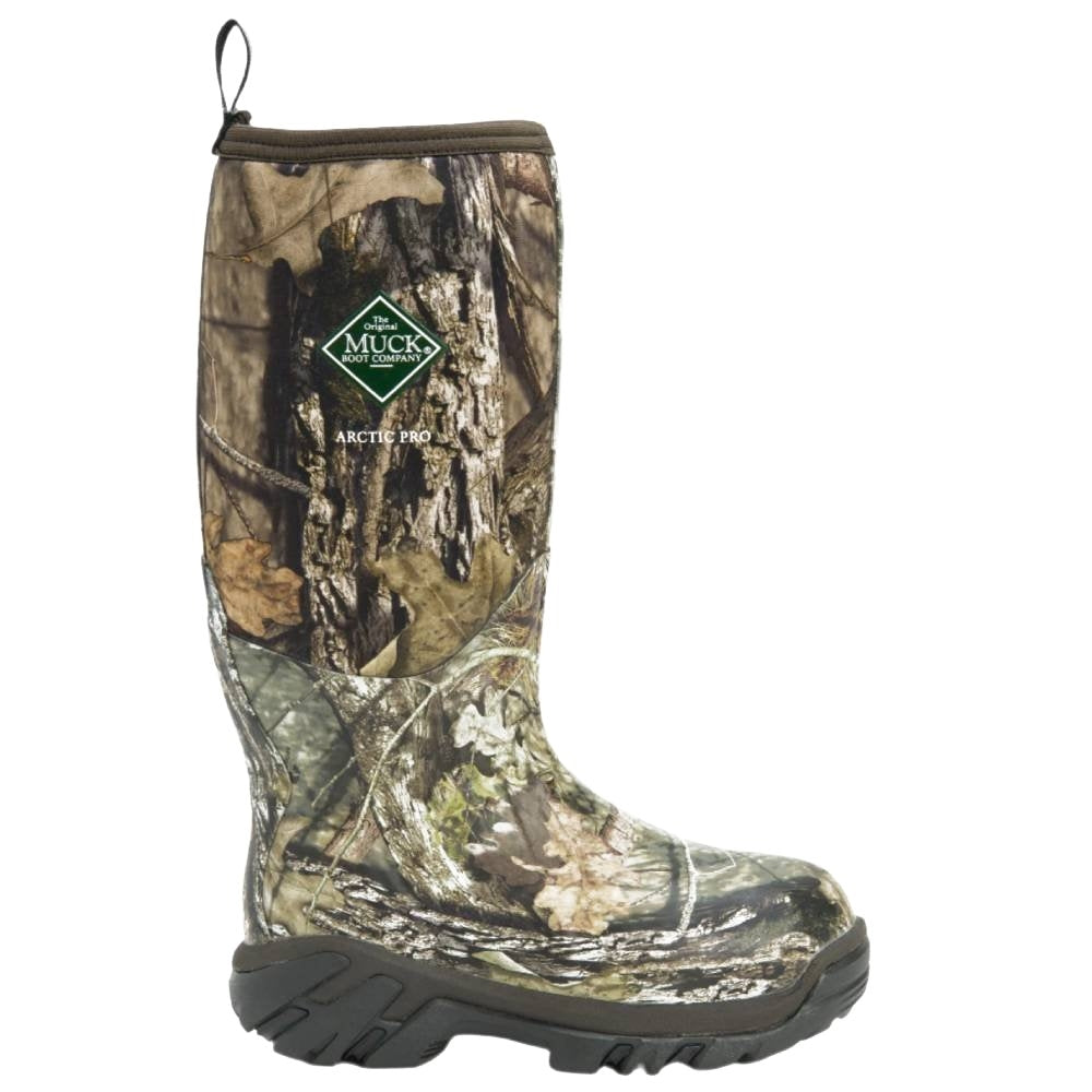 Muck Arctic Pro Pull-On Waterproof Mossy Oak Country DNA Soft Toe Boot ACPMOCT