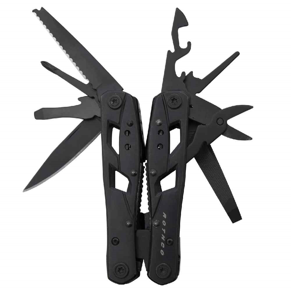 Rothco Black Stainless Steel Multi-Tool 3225