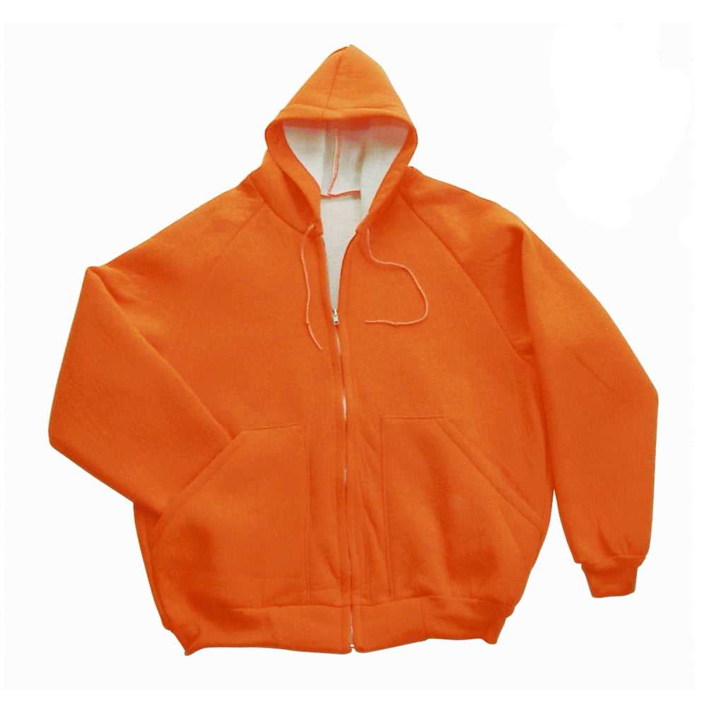 Snap N Wear Fluorescent Orange Super Heavy Sweatshirt - 5000A