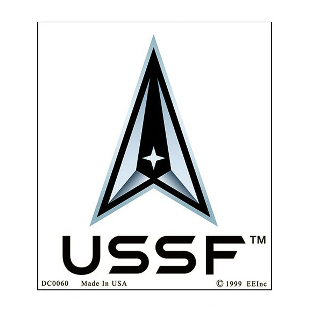 USSF Space Force Square Sticker DC0060