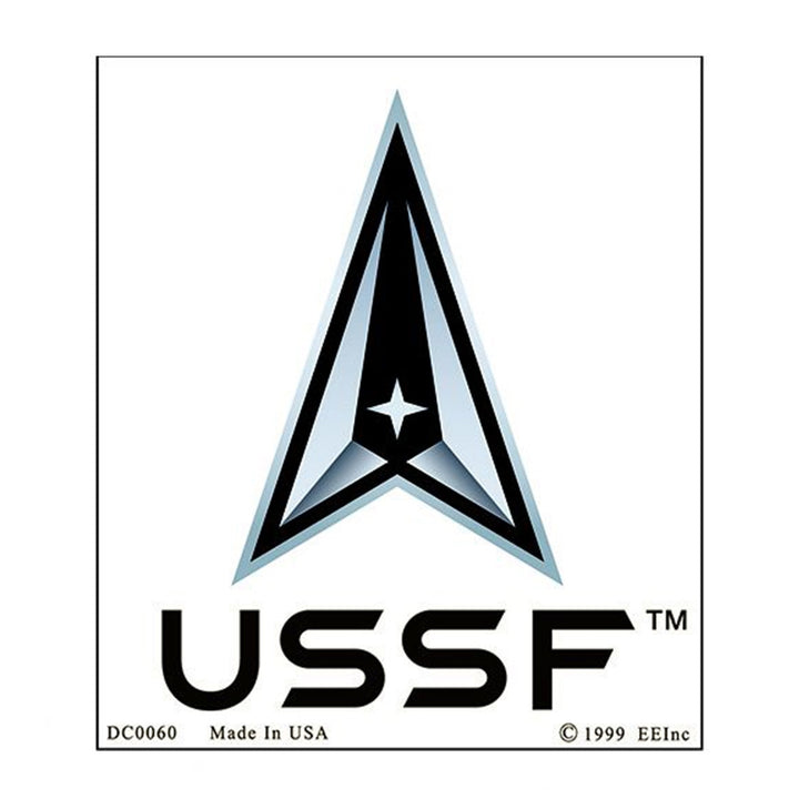USSF Space Force Square Sticker DC0060