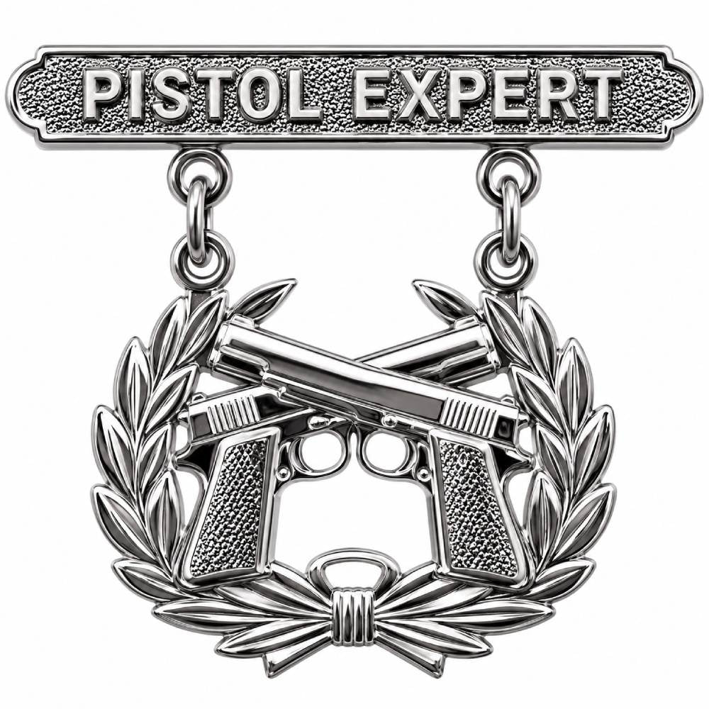 Marine Corps Pistol Expert Qualification Badge - P16370