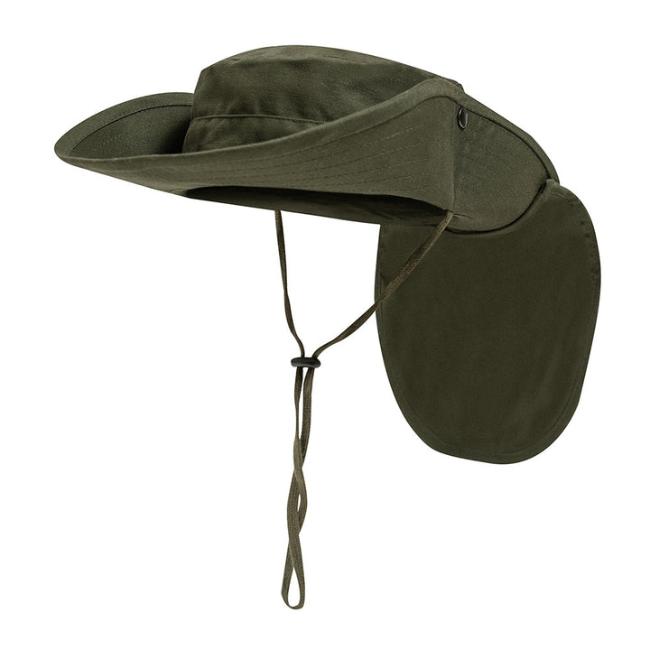 Rothco Olive Drab Adjustable Boonie Hat With Neck Cover 5682