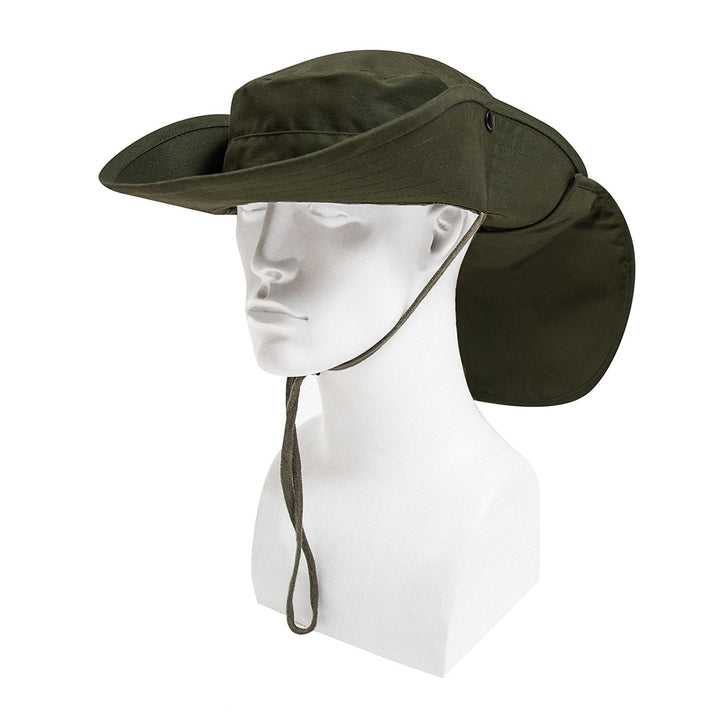 Rothco Olive Drab Adjustable Boonie Hat With Neck Cover 5682