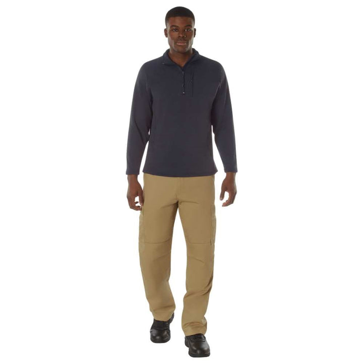 Rothco Midnight Navy Grid Fleece Pullover 13140