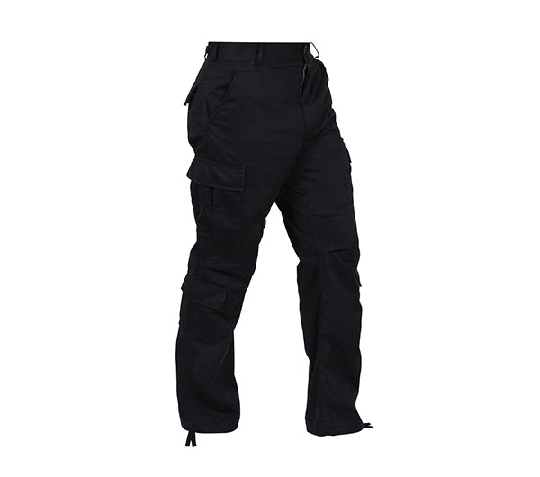 Rothco Vintage Black Paratrooper Pants - 2986