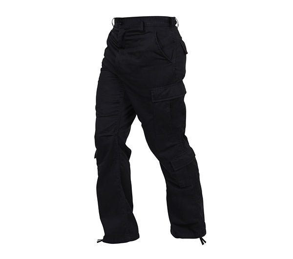 Rothco Vintage Black Paratrooper Pants - 2986
