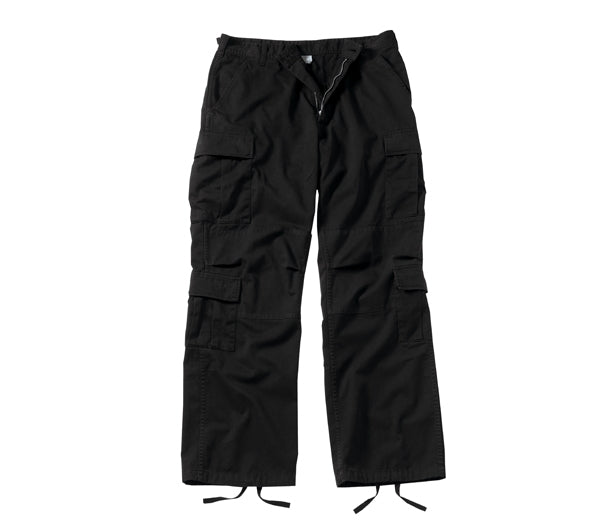 Rothco Vintage Black Paratrooper Pants - 2986