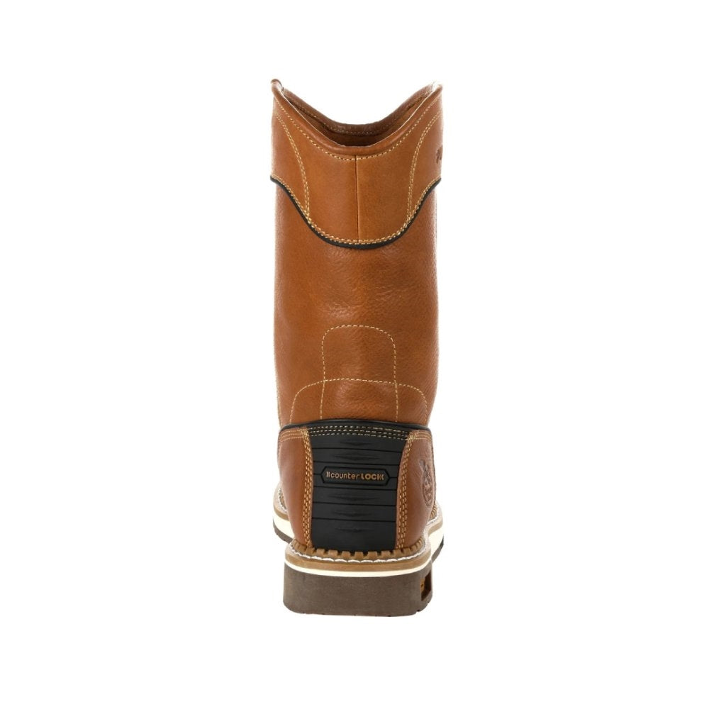 Georgia AMP LT Wedge Slip Resistant Pull On Soft Toe Work Boot GB00349