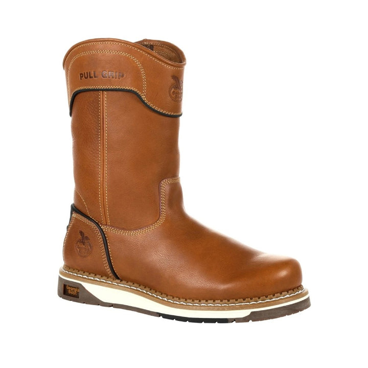Georgia AMP LT Wedge Slip Resistant Pull On Soft Toe Work Boot GB00349