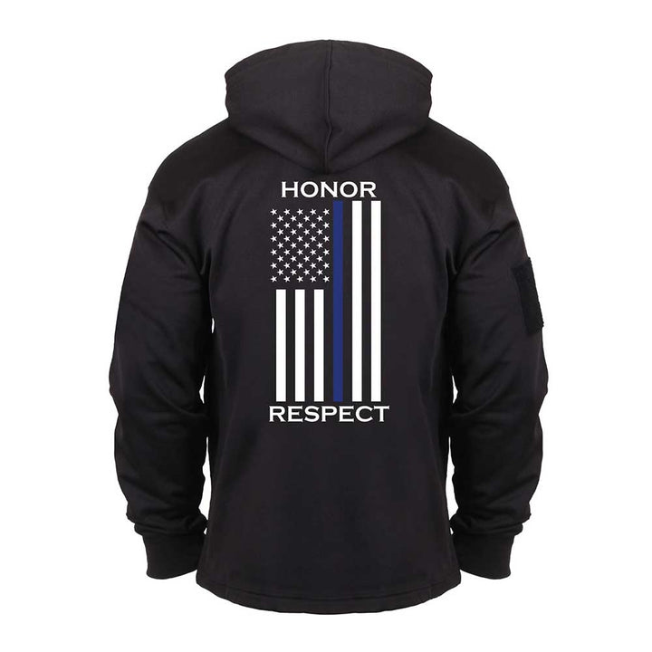 Rothco Honor and Respect Thin Blue Line Hoodie 4303