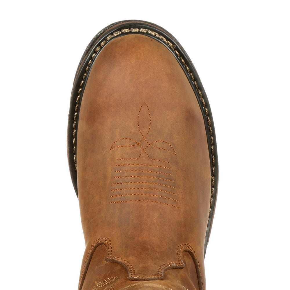 Rocky Original Ride Branson Roper Round Toe Waterproof Western Boot FQ0002733