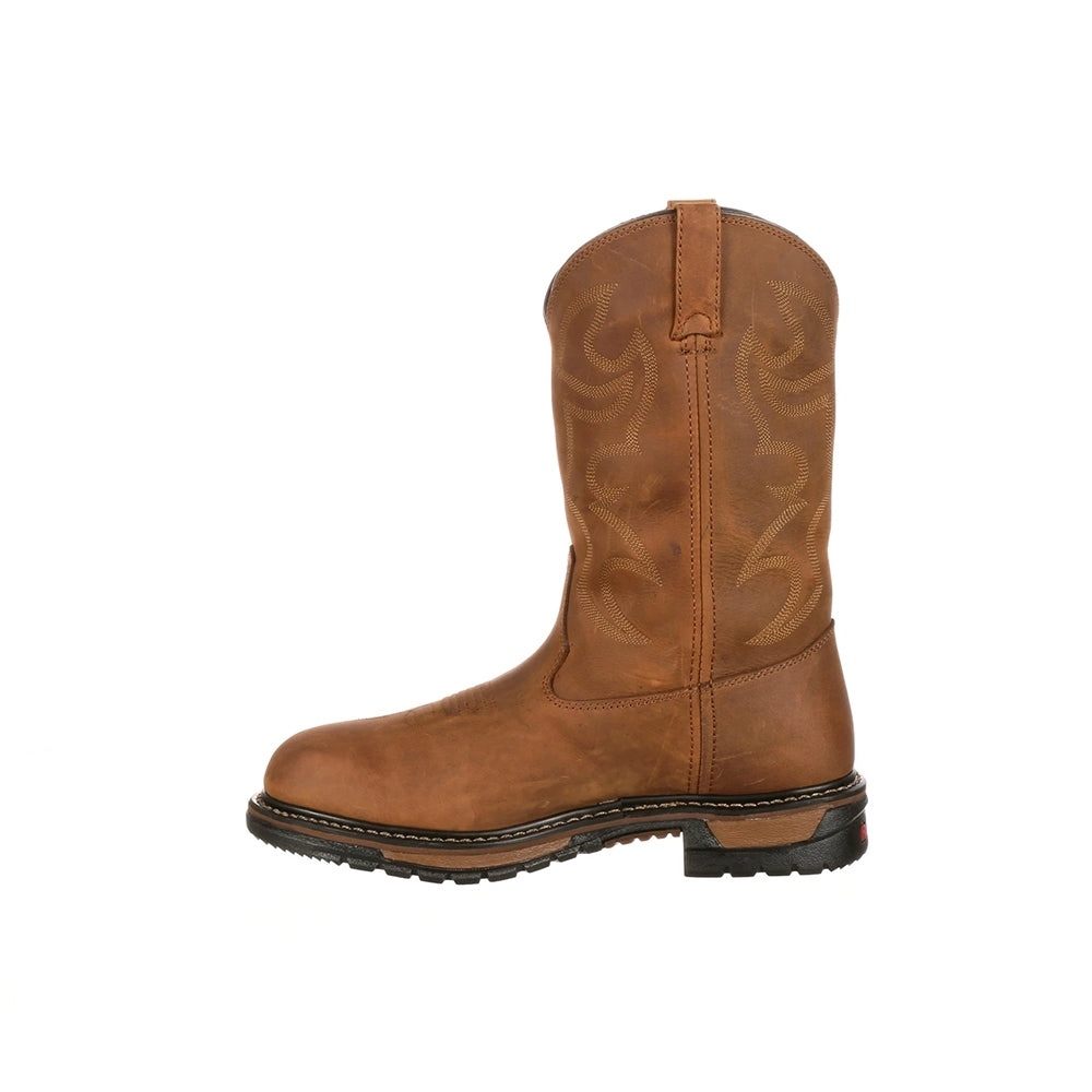 Rocky Original Ride Branson Roper Round Toe Waterproof Western Boot FQ0002733