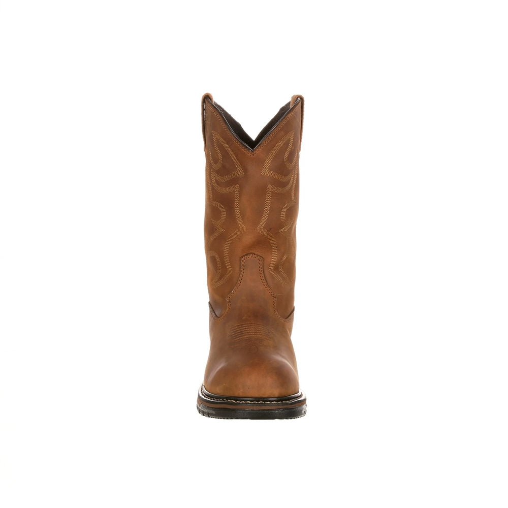Rocky Original Ride Branson Roper Round Toe Waterproof Western Boot FQ0002733