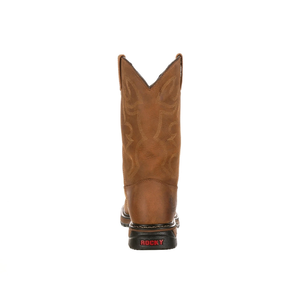 Rocky Original Ride Branson Roper Round Toe Waterproof Western Boot FQ0002733