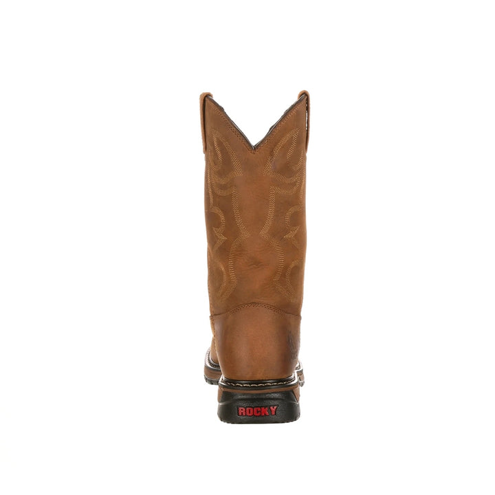 Rocky Original Ride Branson Roper Round Toe Waterproof Western Boot FQ0002733
