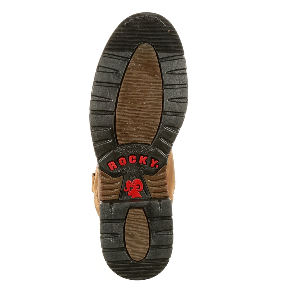 Rocky Original Ride Branson Roper Round Toe Waterproof Western Boot FQ0002733