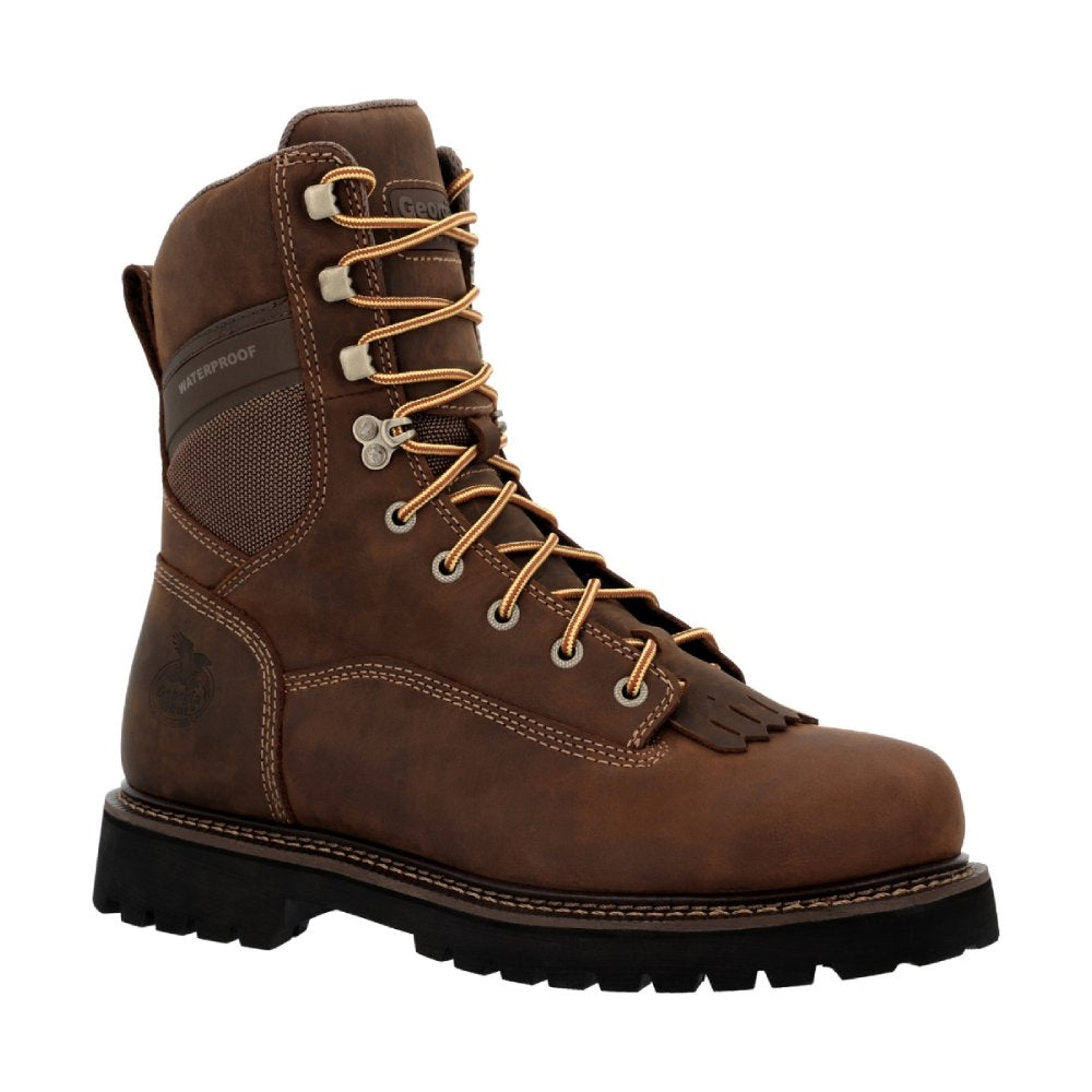 Georgia Low Heel Logger Waterproof Lace Up Composite Toe Work Boot GB00720