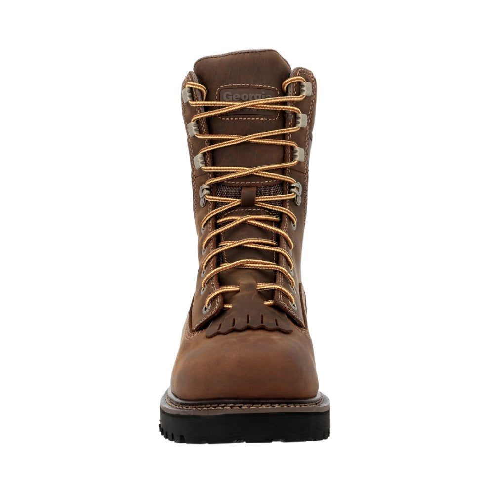 Georgia Low Heel Logger Waterproof Lace Up Composite Toe Work Boot GB00720