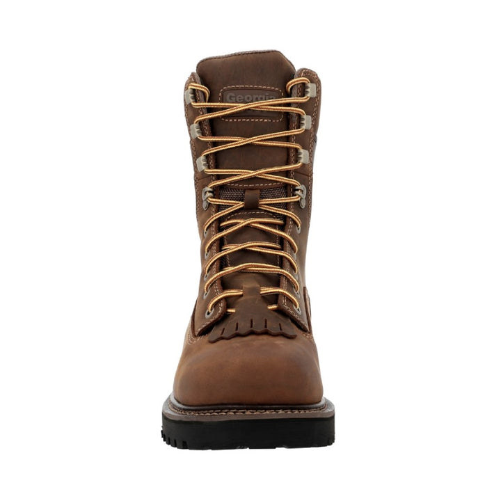 Georgia Low Heel Logger Waterproof Lace Up Composite Toe Work Boot GB00720
